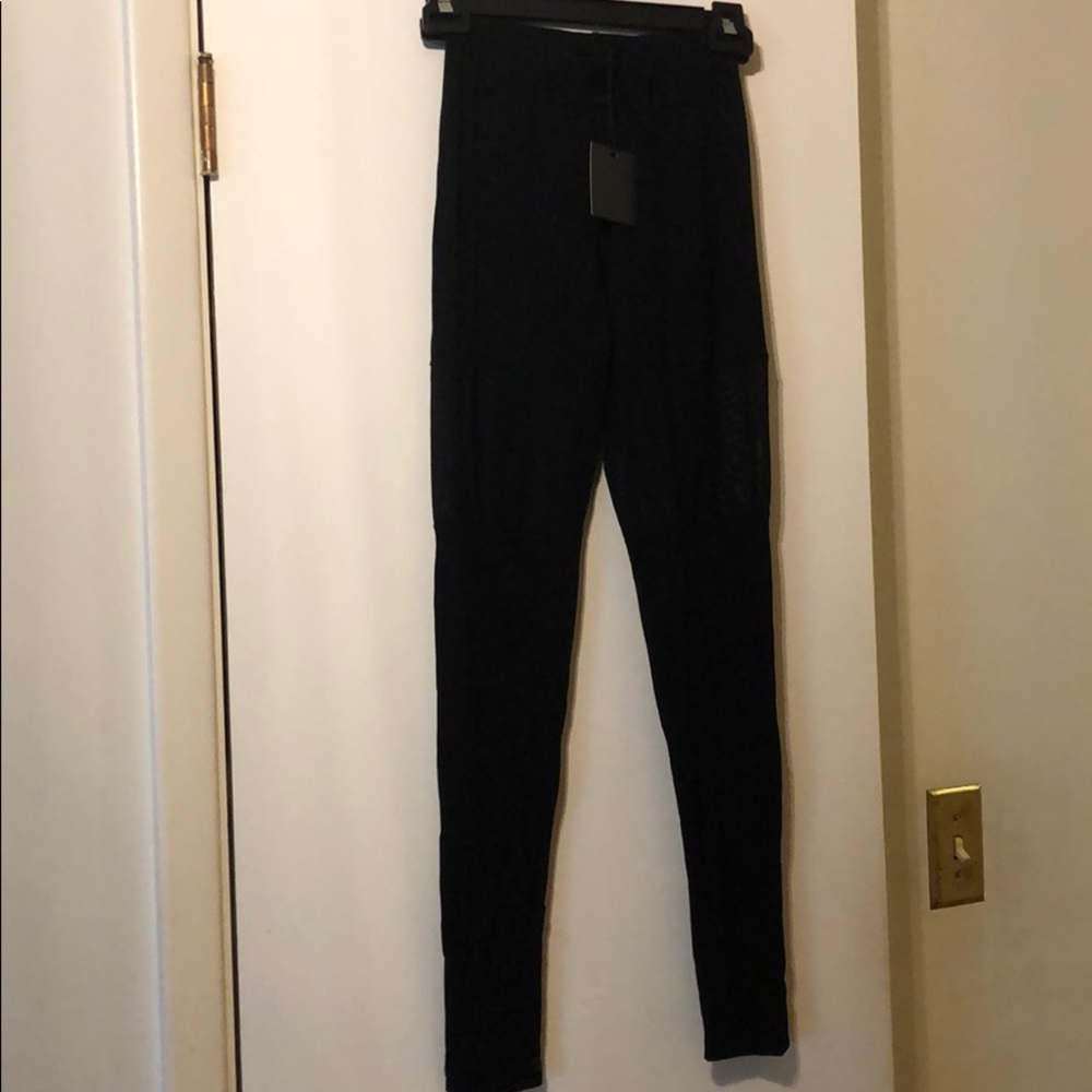 Asos Black Mesh Leggings